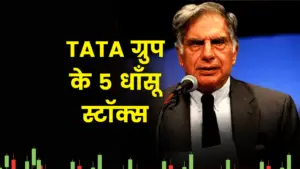 Read more about the article TATA ग्रुप के 5 धांसू स्टॉक्स, जो कुछ ही समय में बना सकते है करोड़पति