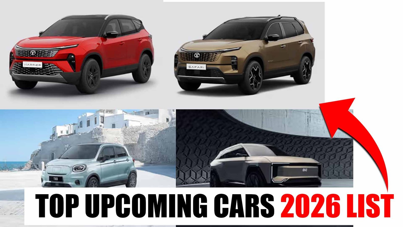 Top Upcoming Cars 2026 List